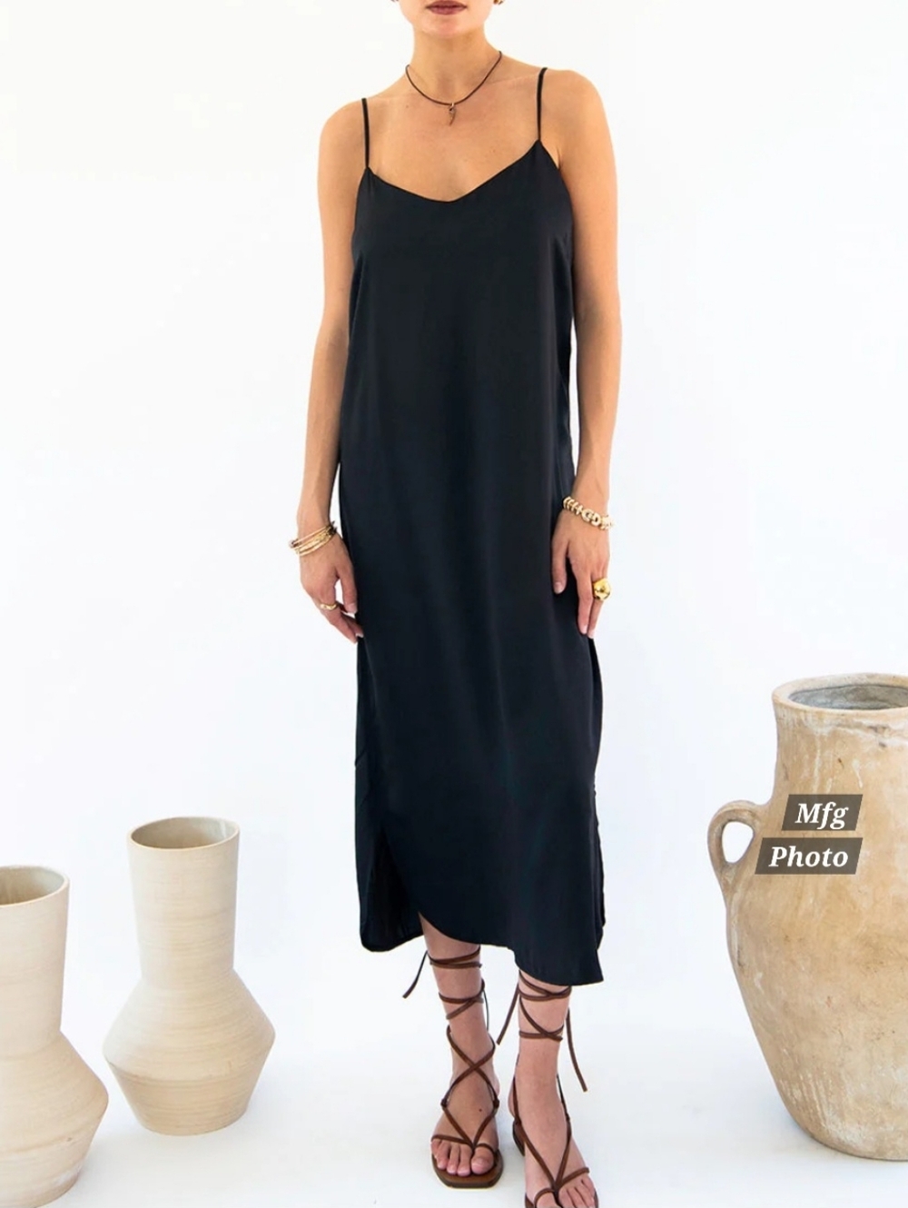 Neu Nomad Easy Slip Dress, Womens Small